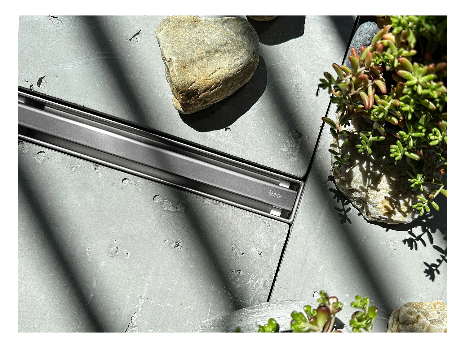 Lineaire Afvoer Rea Neox Slim Pro 600 Brush Steel