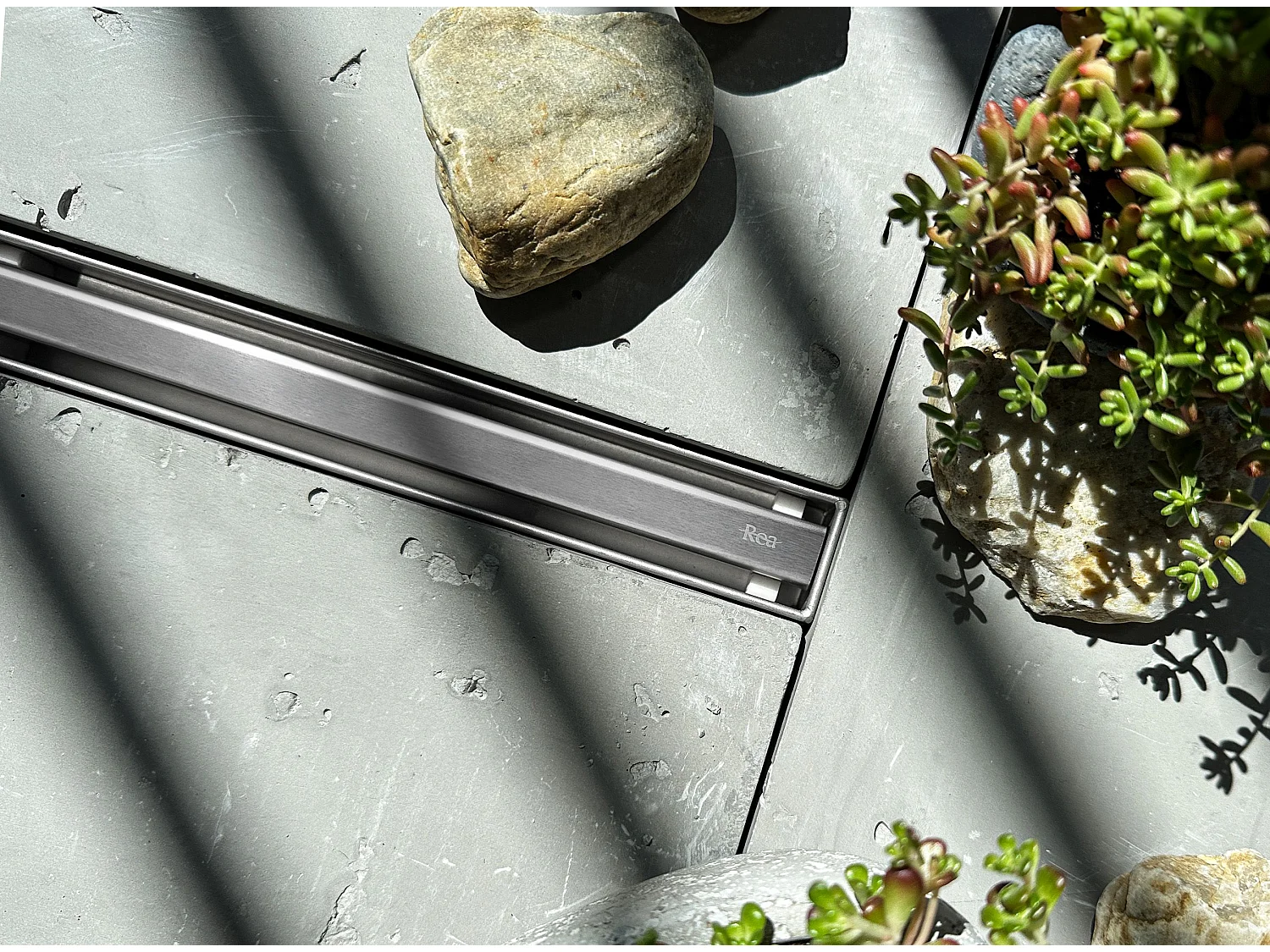 Drain Linéaire Rea Neox Slim Pro 800 Brush Steel