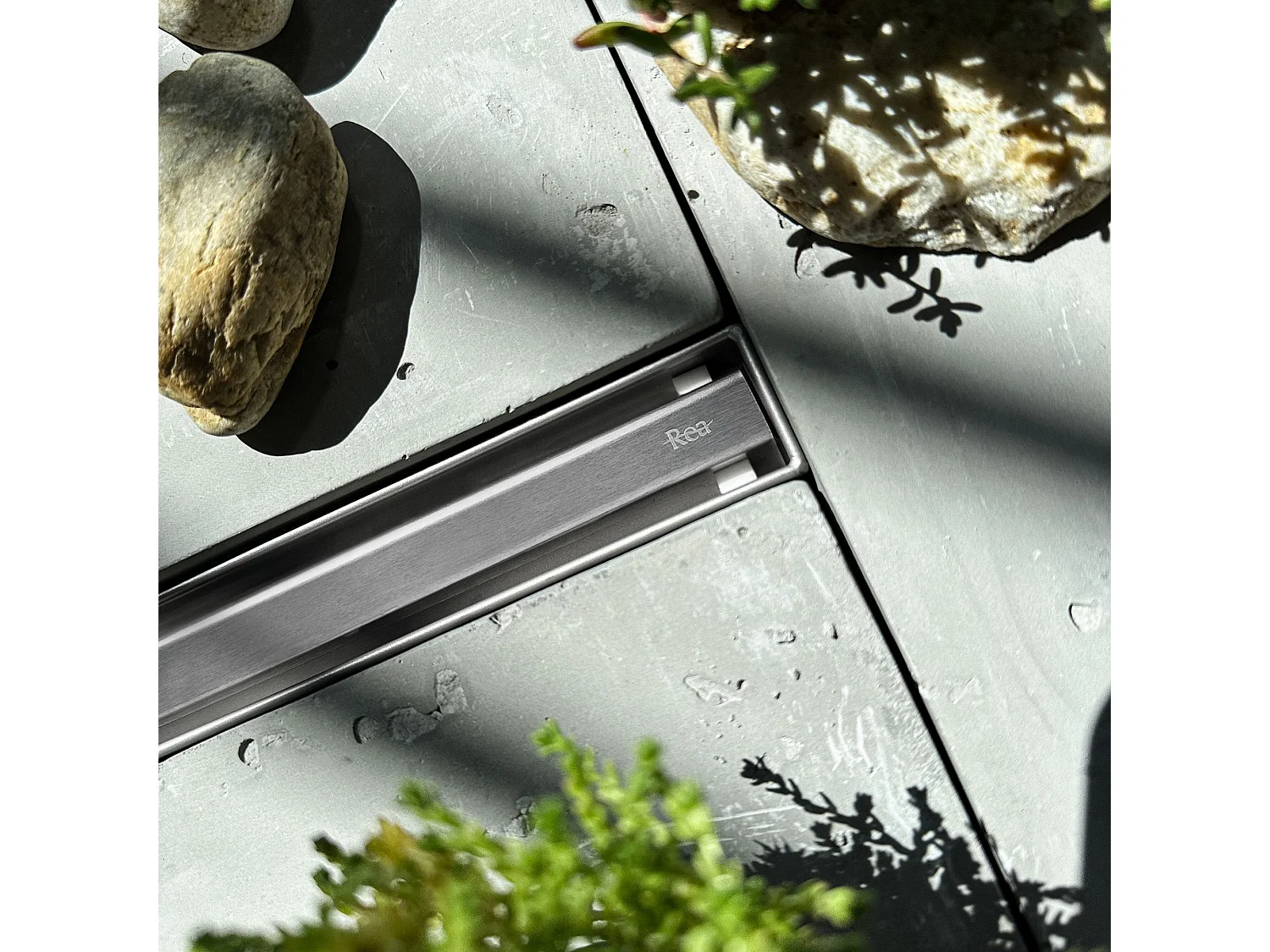 Drenaje Lineal Rea Neox Slim Pro 500 Brush Steel