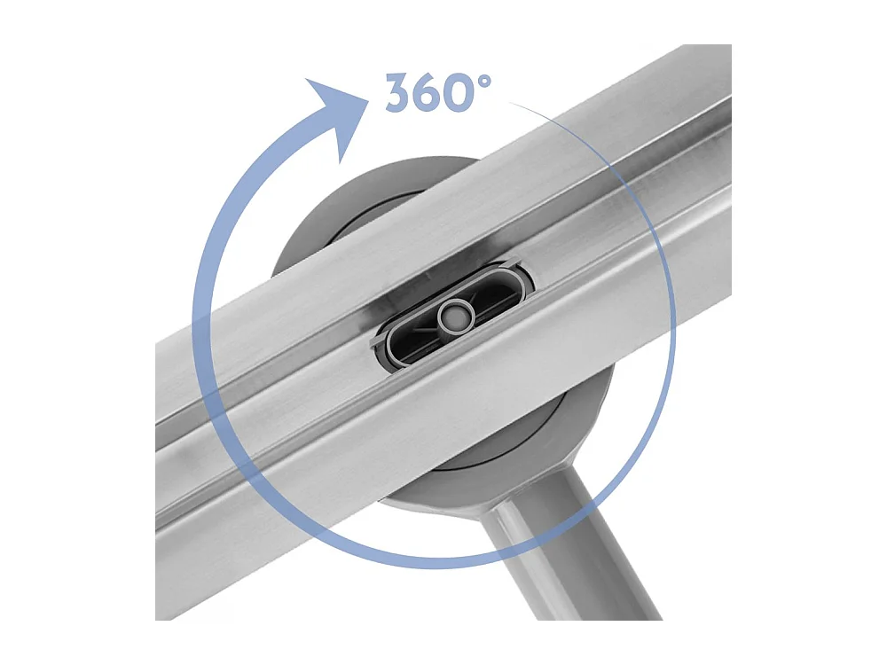 Drain Linéaire Rea Neox Slim Pro 500 Brush Steel