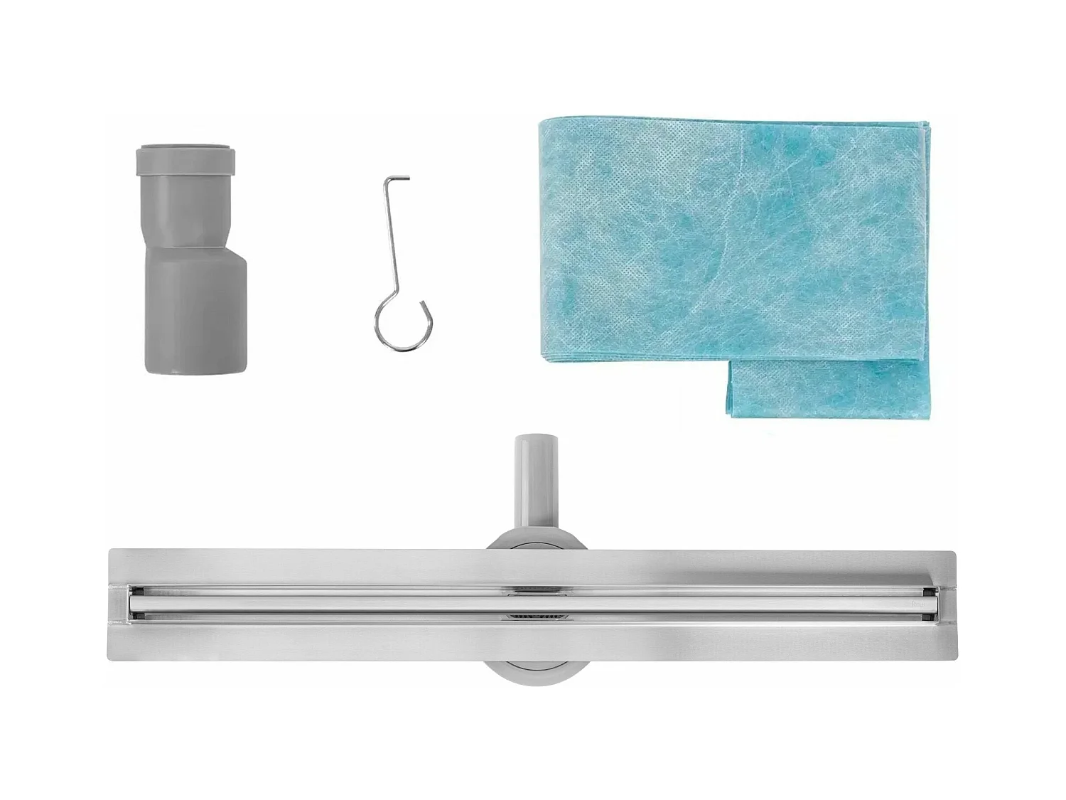 Drain Linéaire Rea Neox Slim Pro 500 Brush Steel