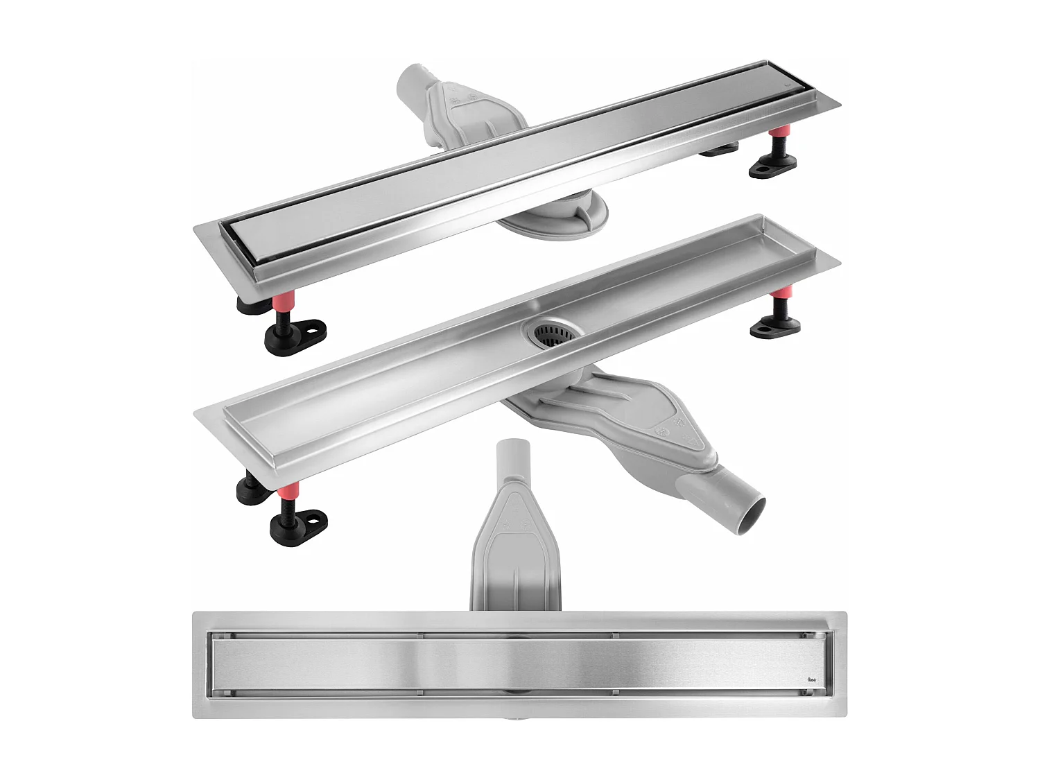 Drenaje Lineal Rea Neox Superflow 600 Brush Steel