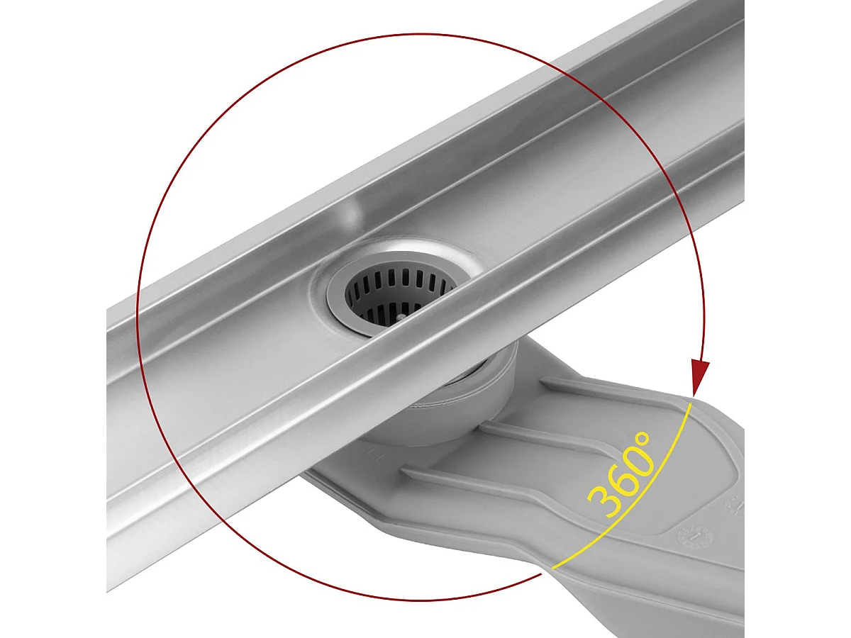 Drenaje Lineal Rea Neox Superflow 600 Brush Steel