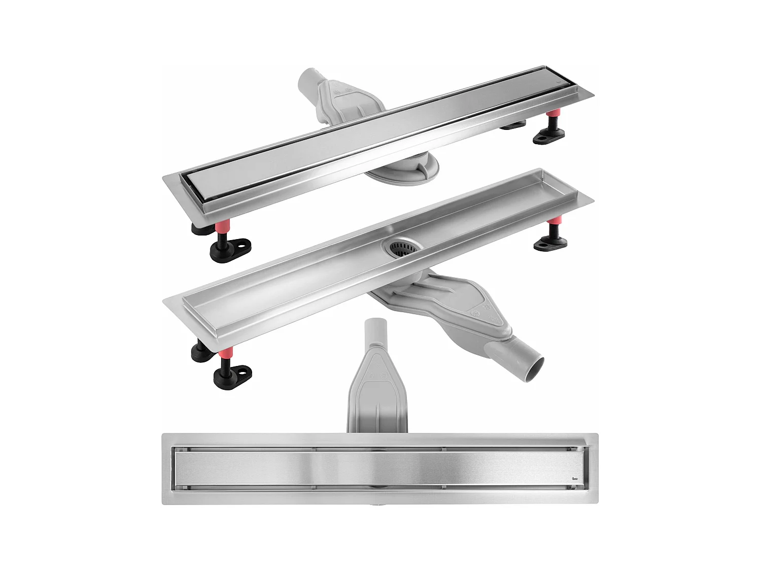 Drain Linéaire Rea Neox Superflow 600 Brush Steel