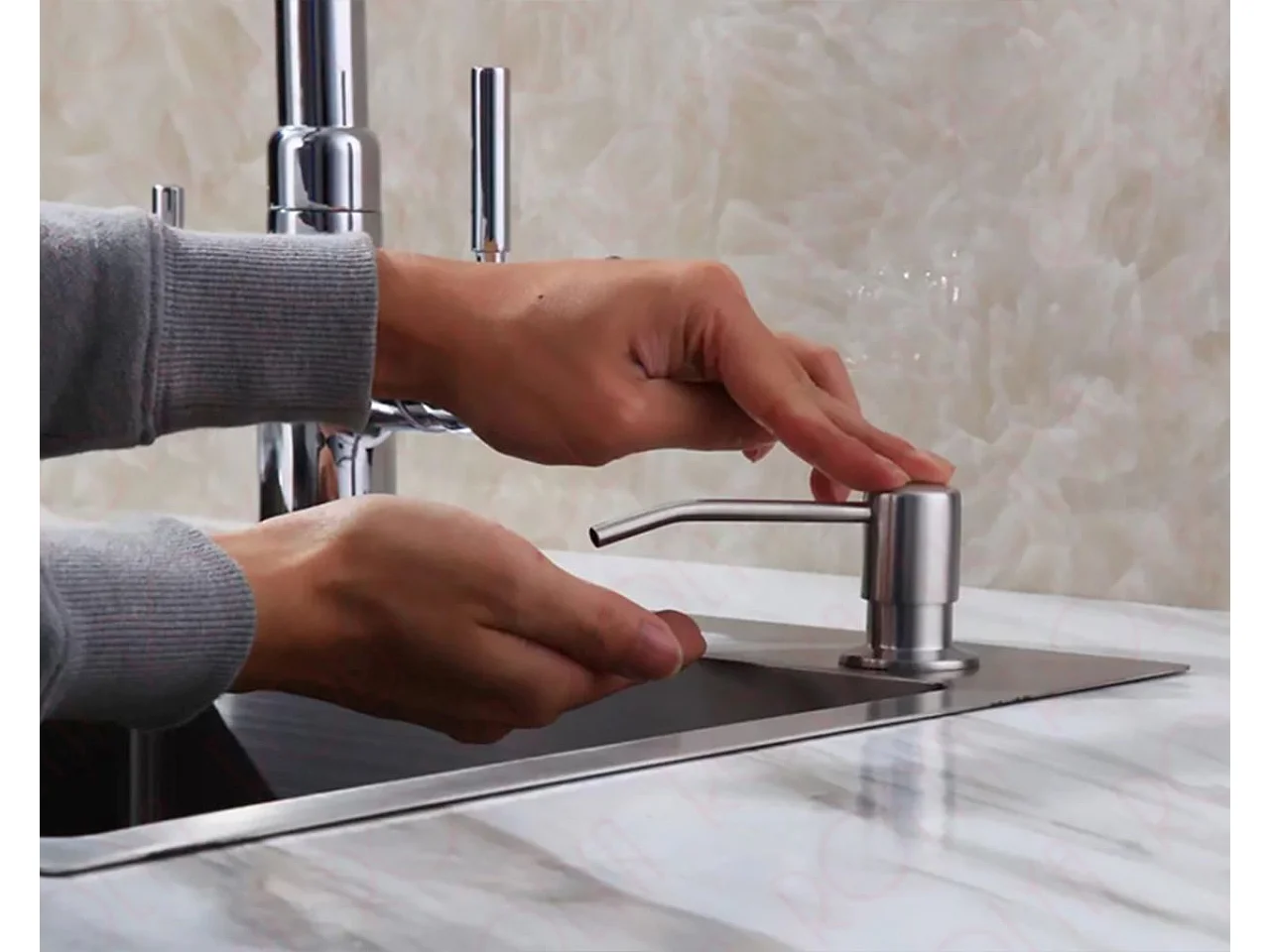 Spender Für Seife Rea 322102D Chrome