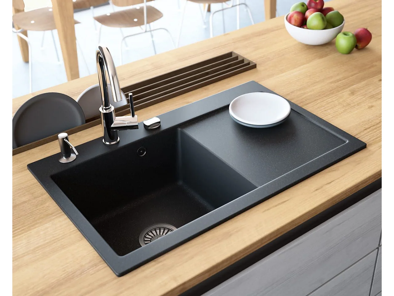 Dispenser Di Sapone Rea 322102D Chrome