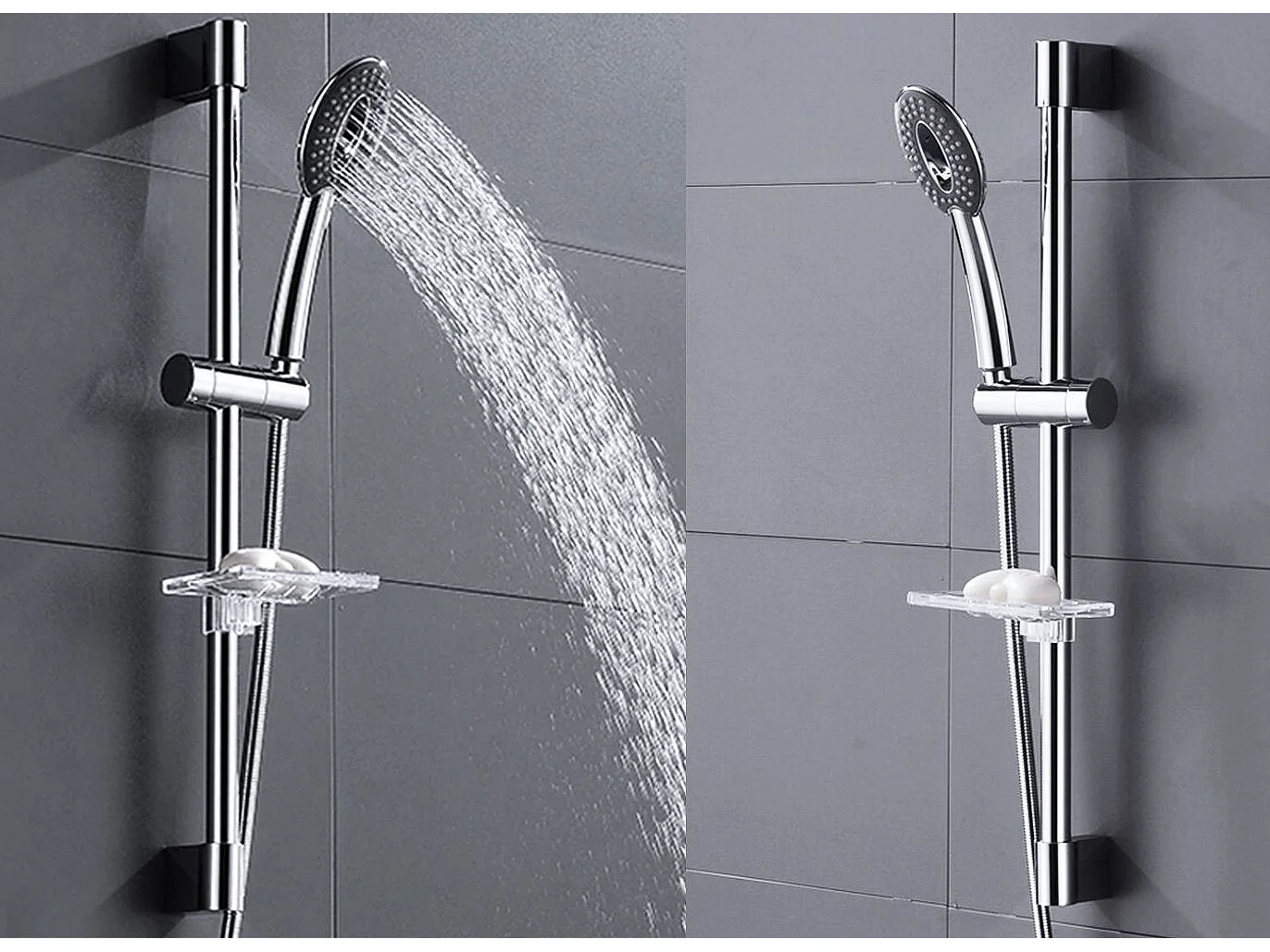 Barre De Douche Rea 01 Brush Gold