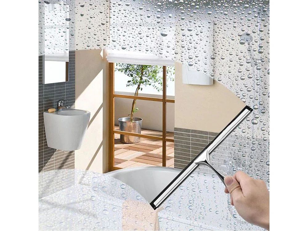 Raclette De Douche Rea Yz-G04 Chrome