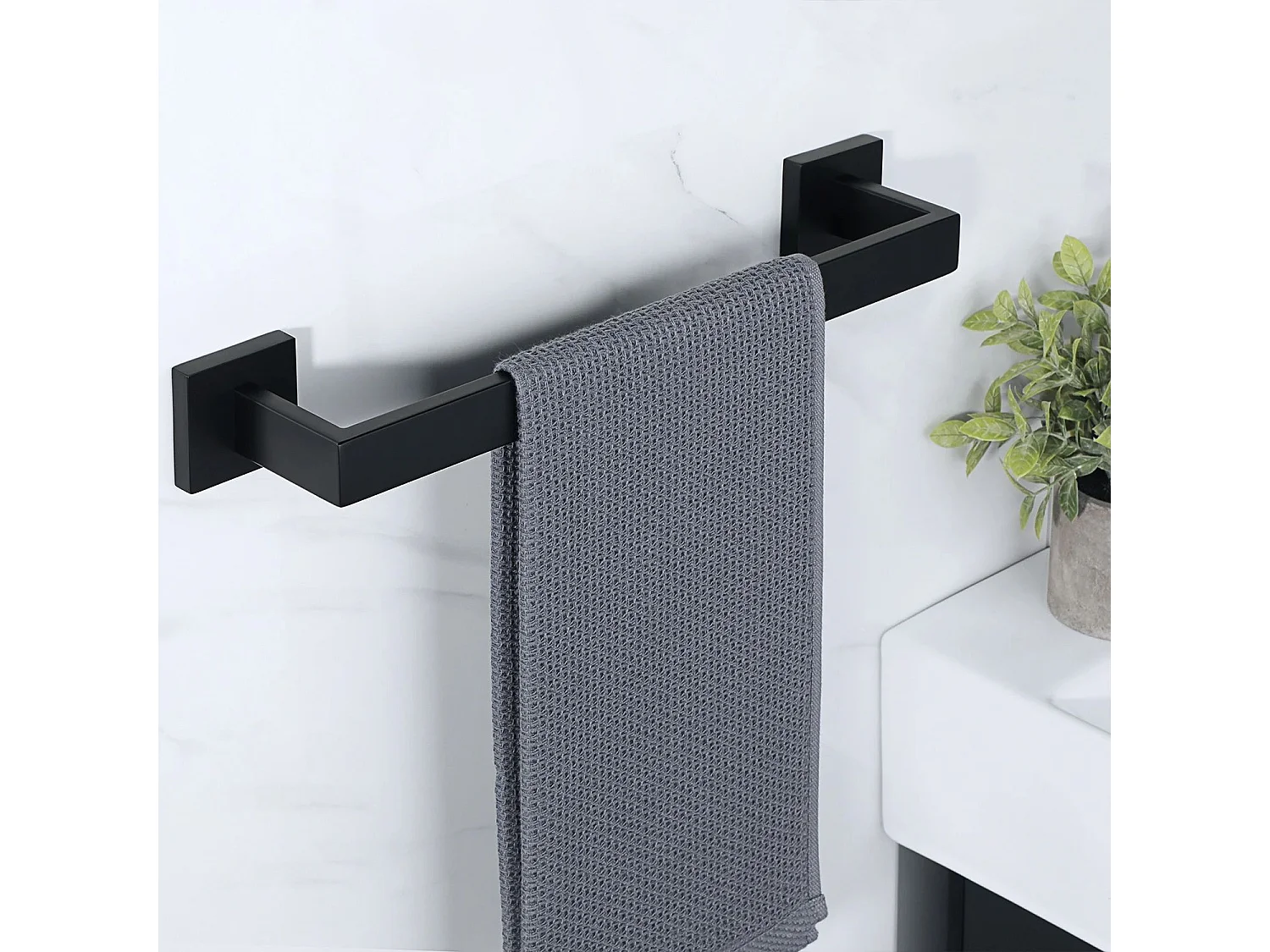 Badkamerhanger Rea 332917 Erlo 01 Black