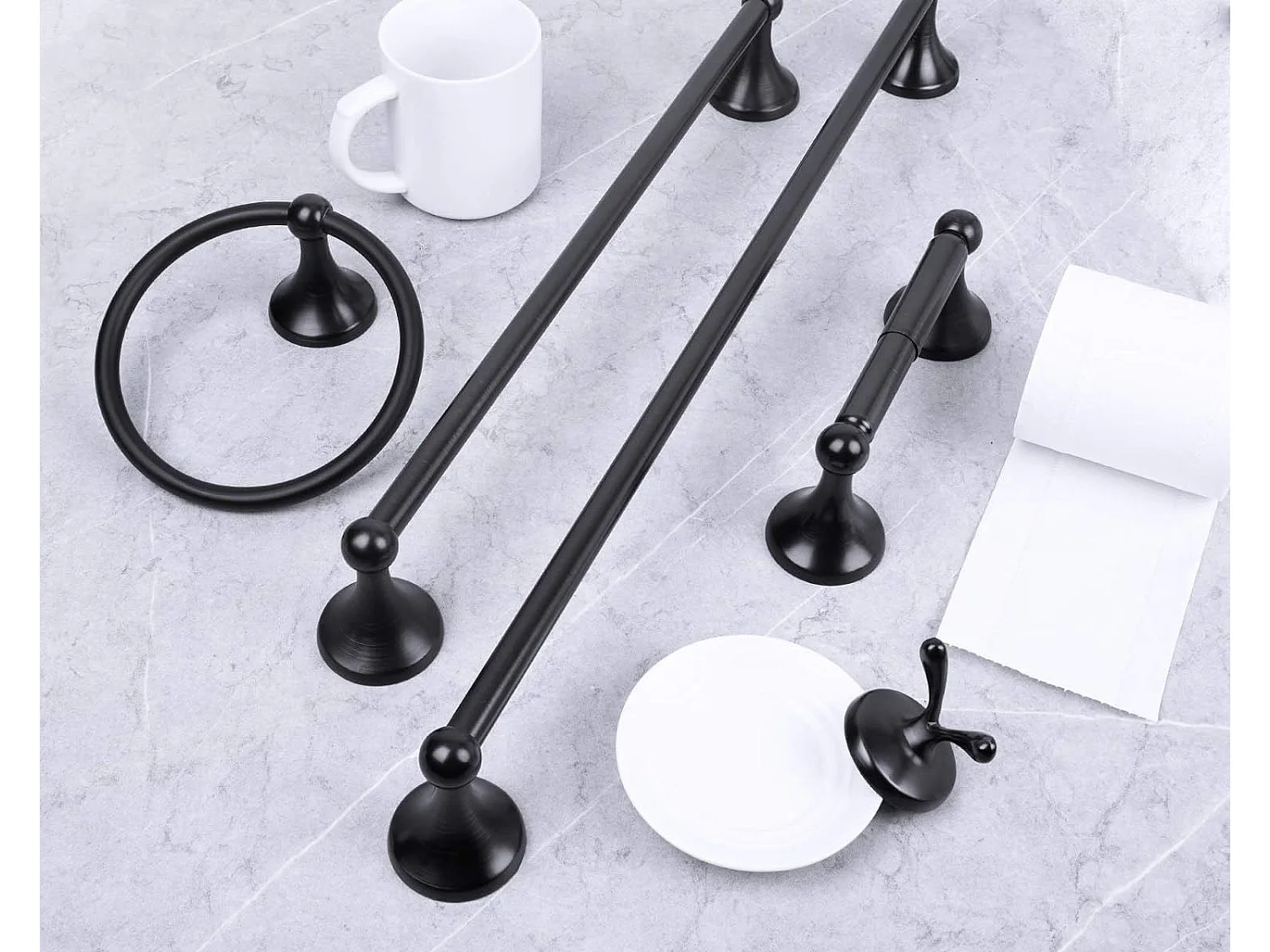 Badkamerhanger Rea 332867A Black