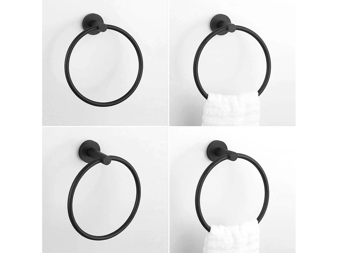 Porte-Serviette Rea 332915A Mist 05 Black