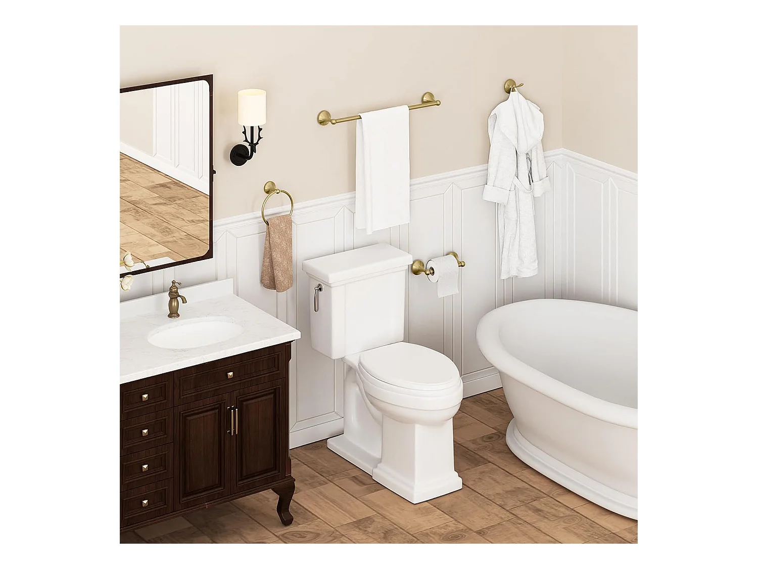 Badkamerhanger Rea 332870 Gold