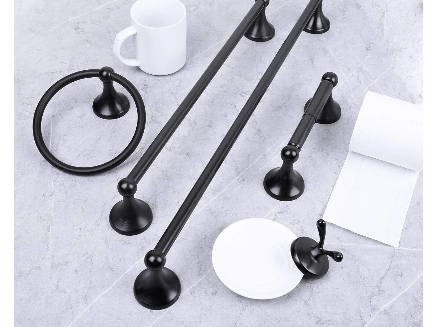 Badkamerhanger Rea 332870A Black