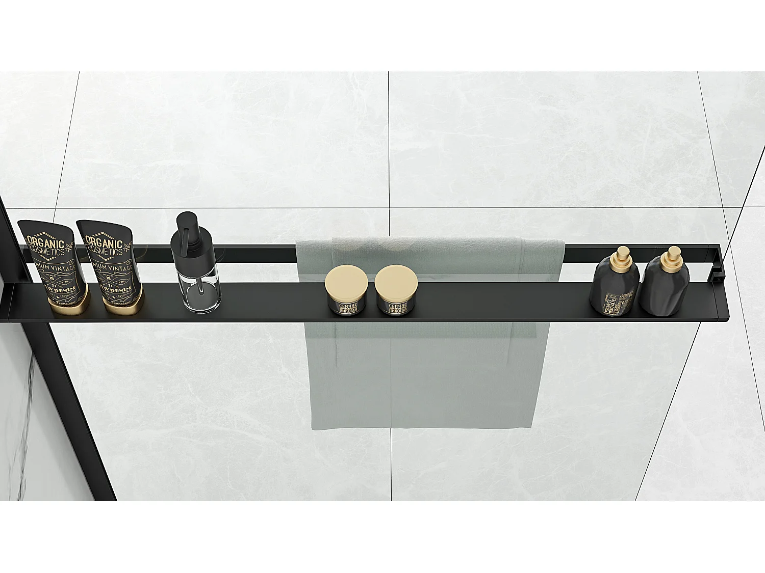 Porte-Serviette Rea Evo Black