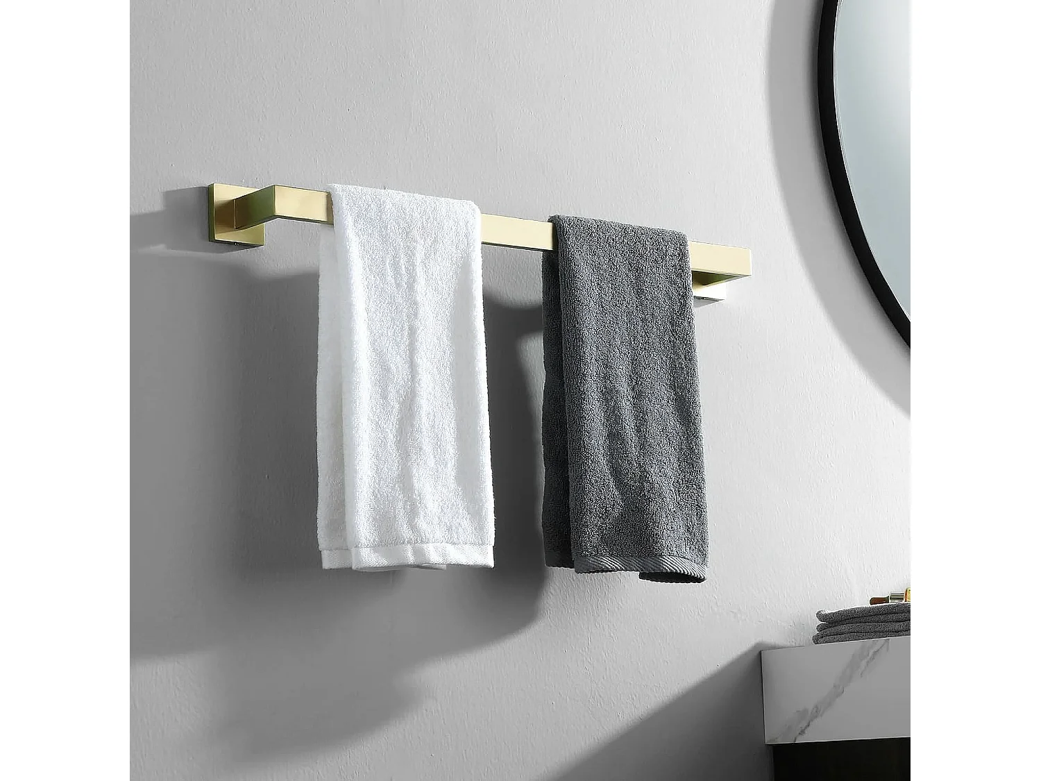 Porte-Serviette Rea 332917A Erlo 01 Brush Gold