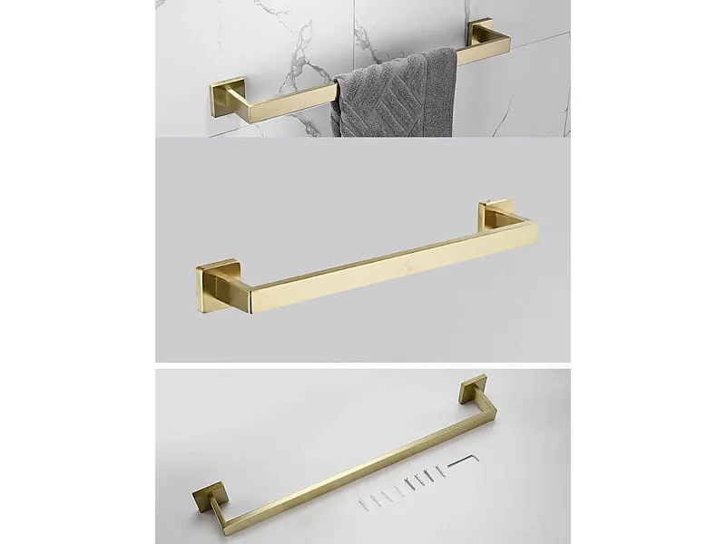 Porte-Serviette Rea 332917A Erlo 01 Brush Gold