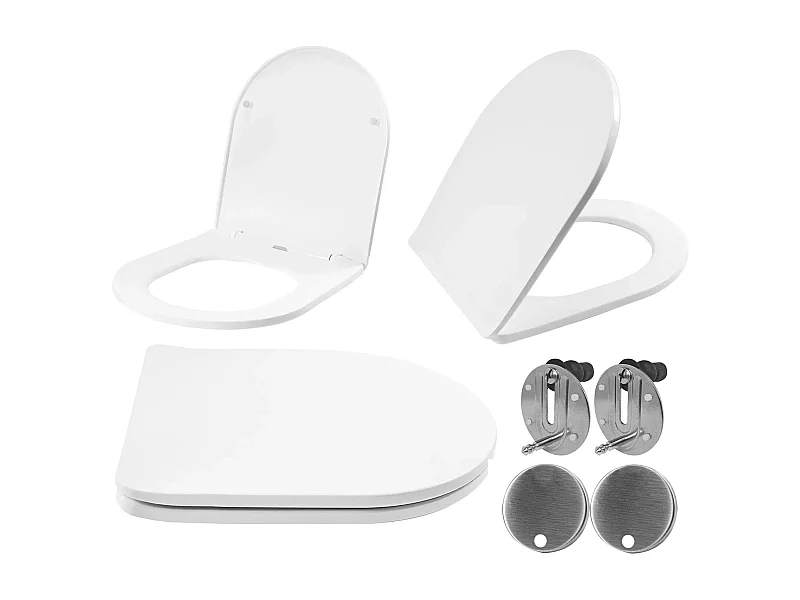 Abattant Rea Uf Duroplast Flat Carlo Carter White