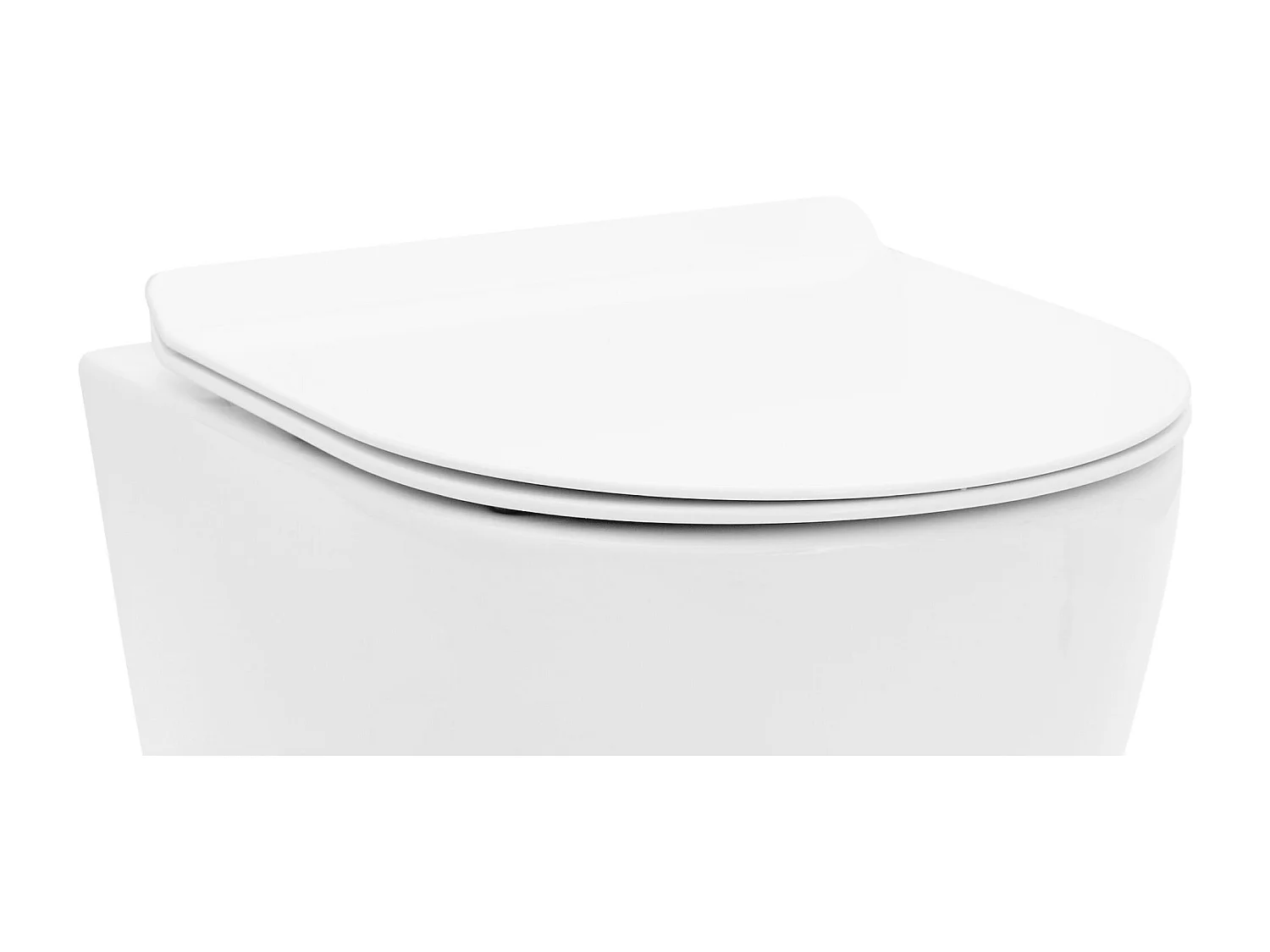 Abattant Rea Uf Duroplast Flat Carlo Carter White