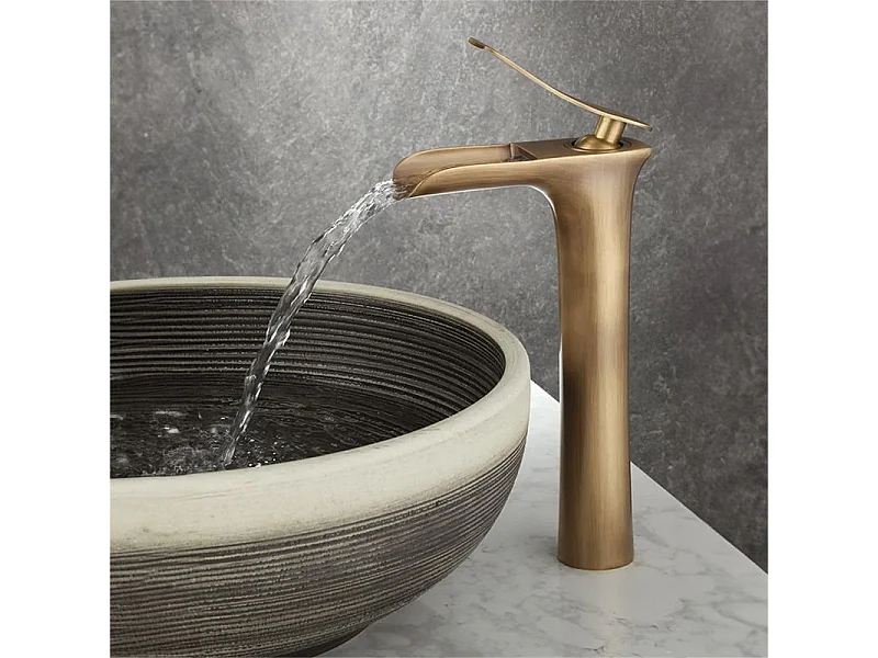 Rubinetto Da Lavabo Rea Laguna High Gold