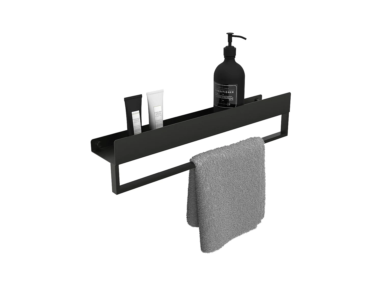 Etagère De Salle De Bain Rea Sf01-600-B Black