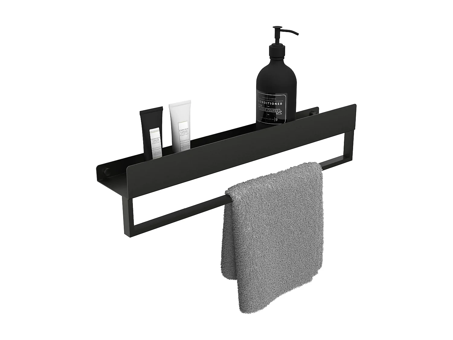 Etagère De Salle De Bain Rea Sf01-600-B Black