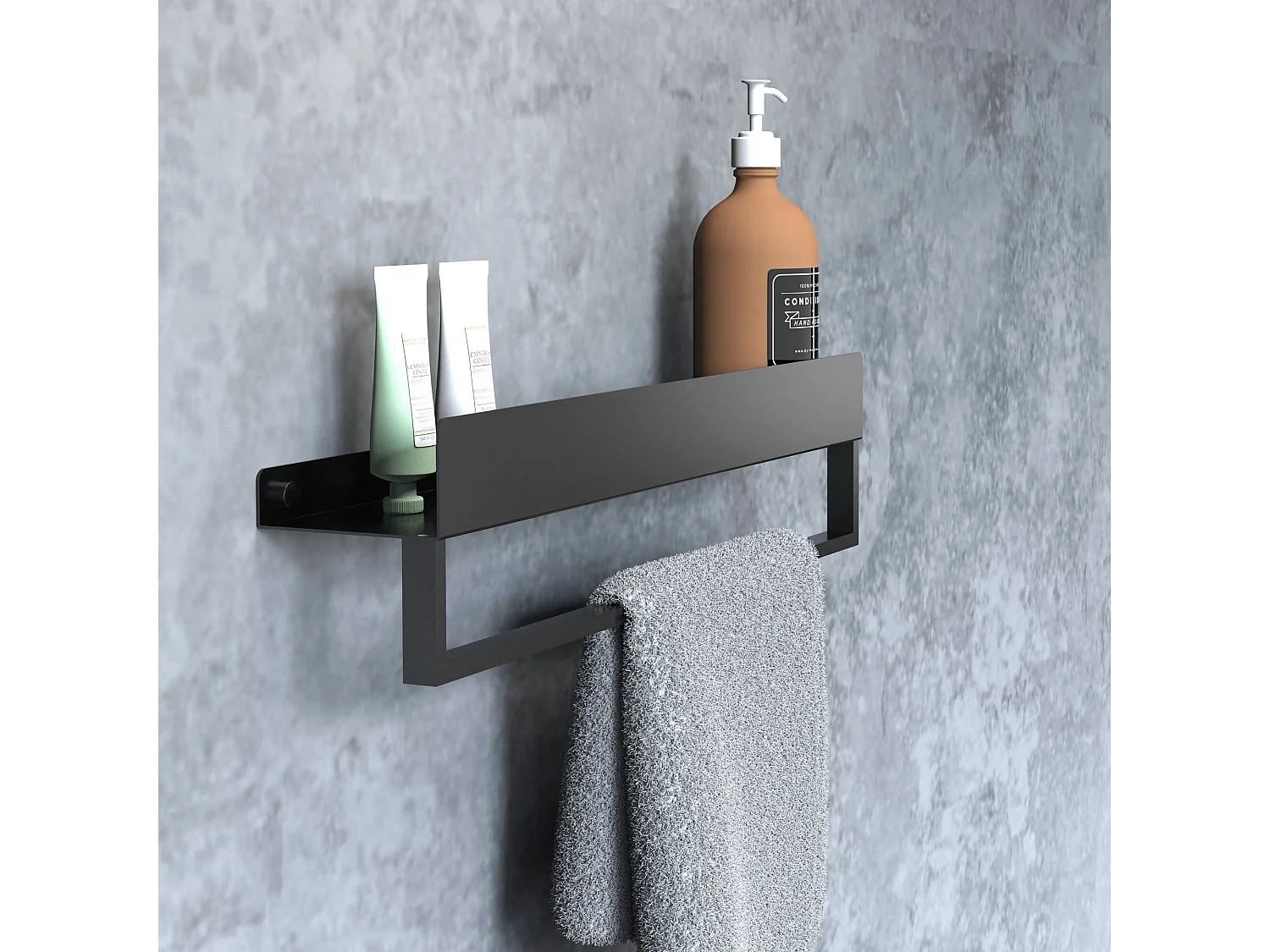 Etagère De Salle De Bain Rea Sf01-600-B Black