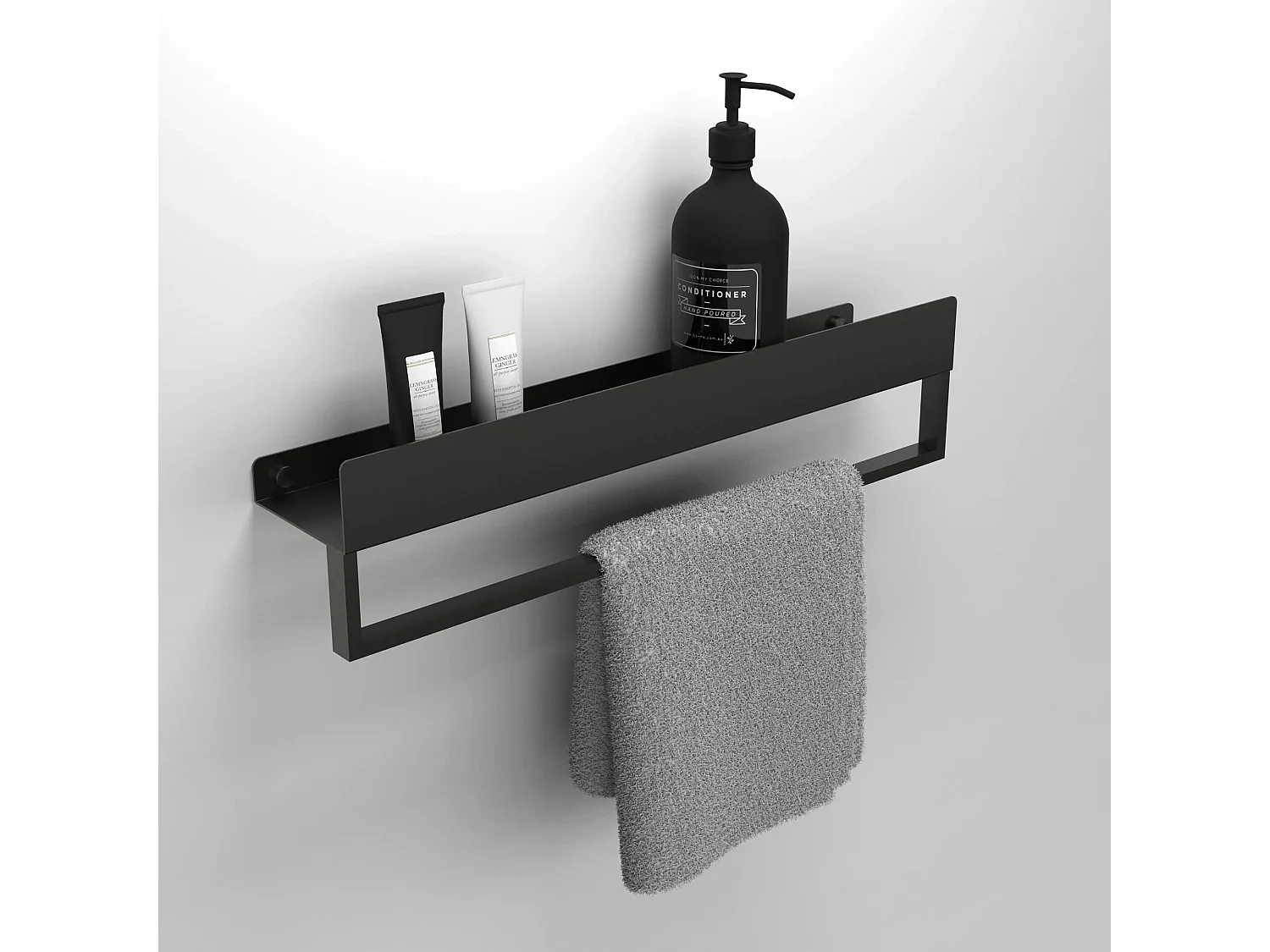 Etagère De Salle De Bain Rea Sf01-600-B Black