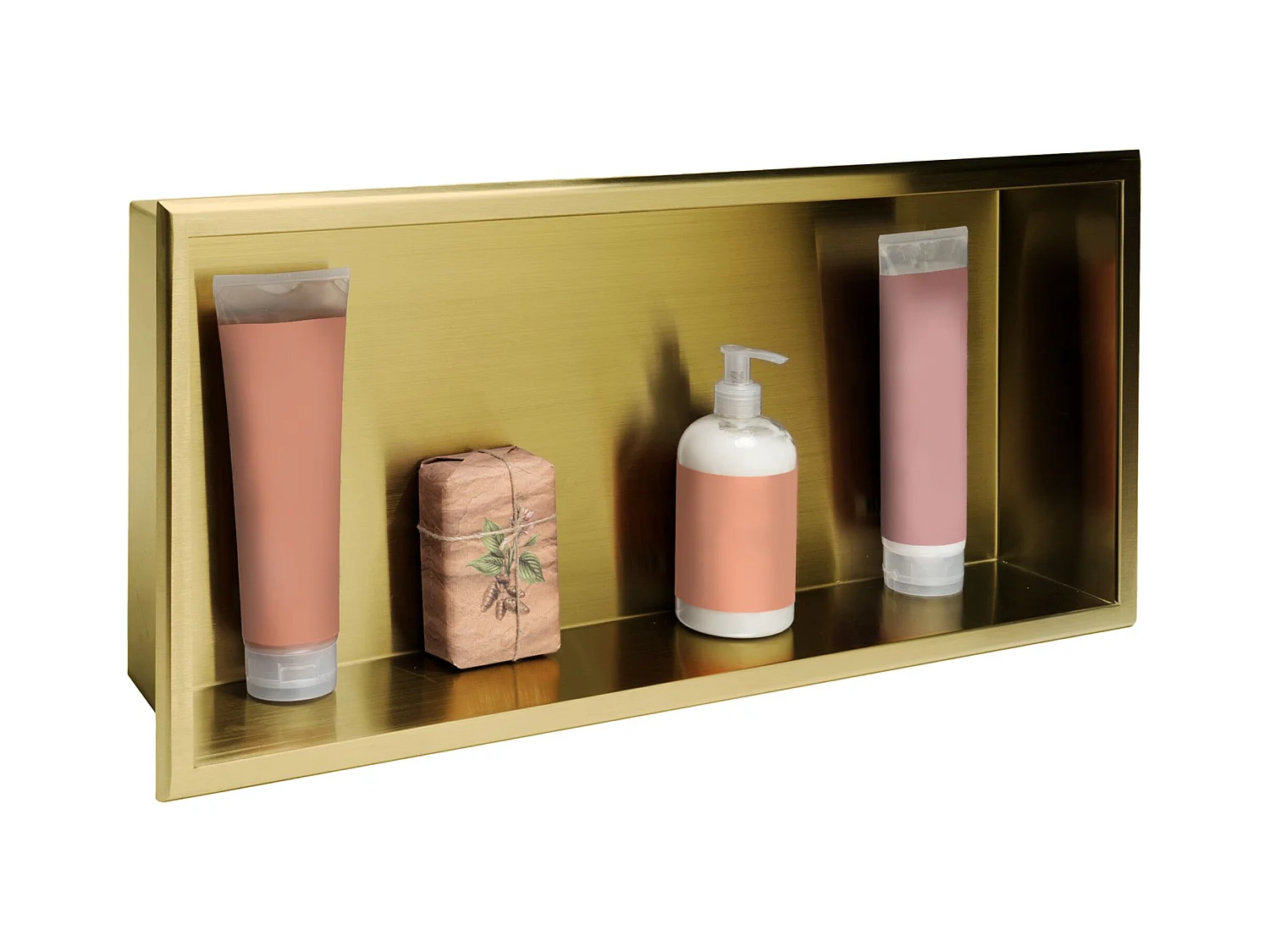 Nischenregal Rea 9 BRUSH GOLD