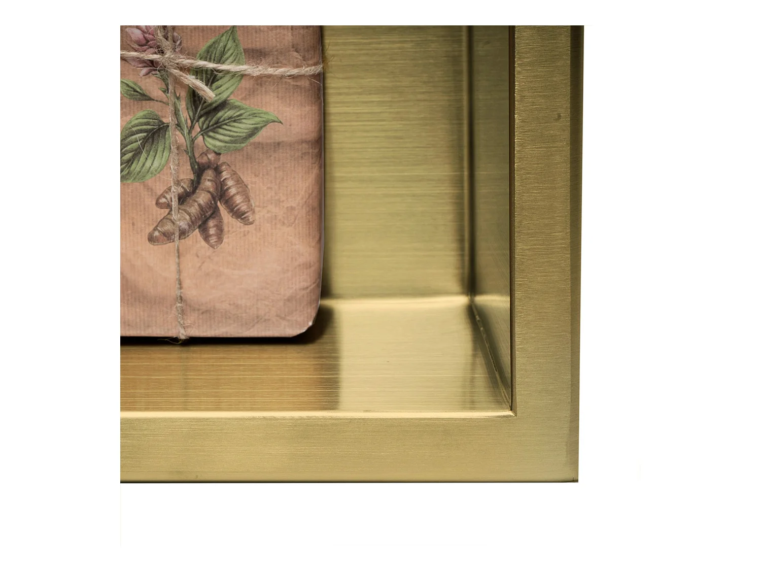 Nischenregal Rea 9 BRUSH GOLD