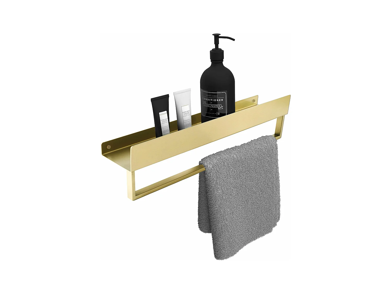 Etagère De Salle De Bain Rea Sf01-450-Bg Brush Gold