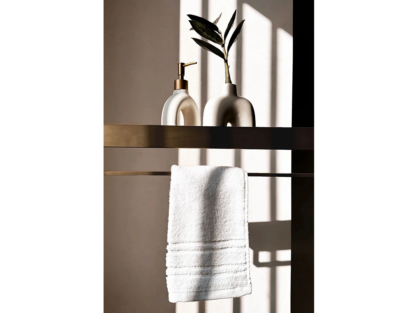 Etagère De Salle De Bain Rea Sf01-450-Bg Brush Gold