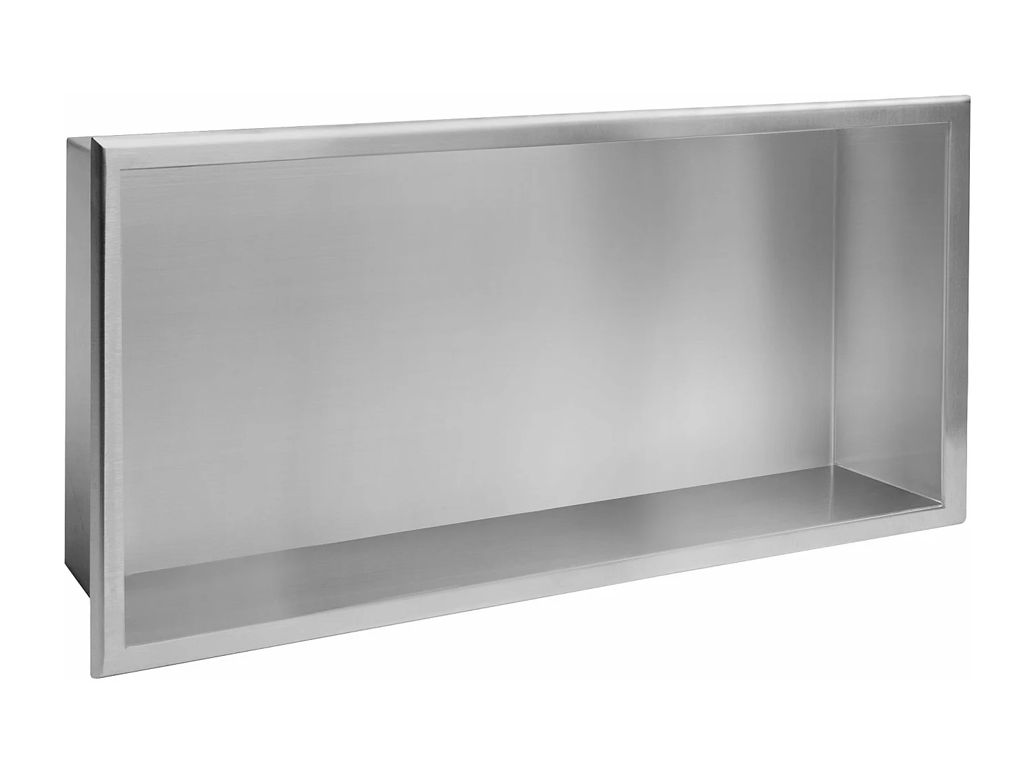 Estante De Baño Rea 3 30X60X10 Brush Steel