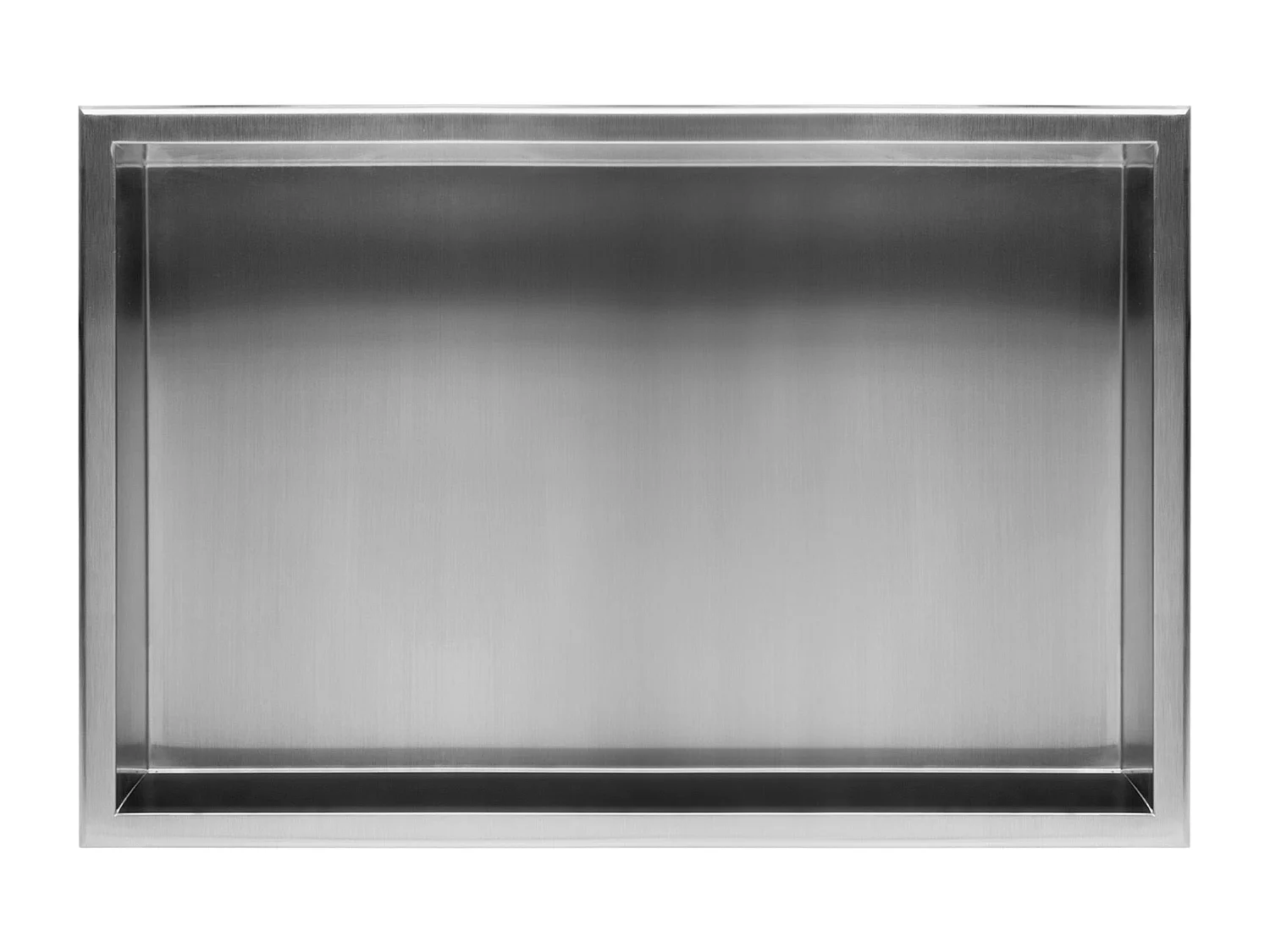 Étagère D'Encastrement Pour Salle De Bains Rea 3 30X60X10 Brush Steel