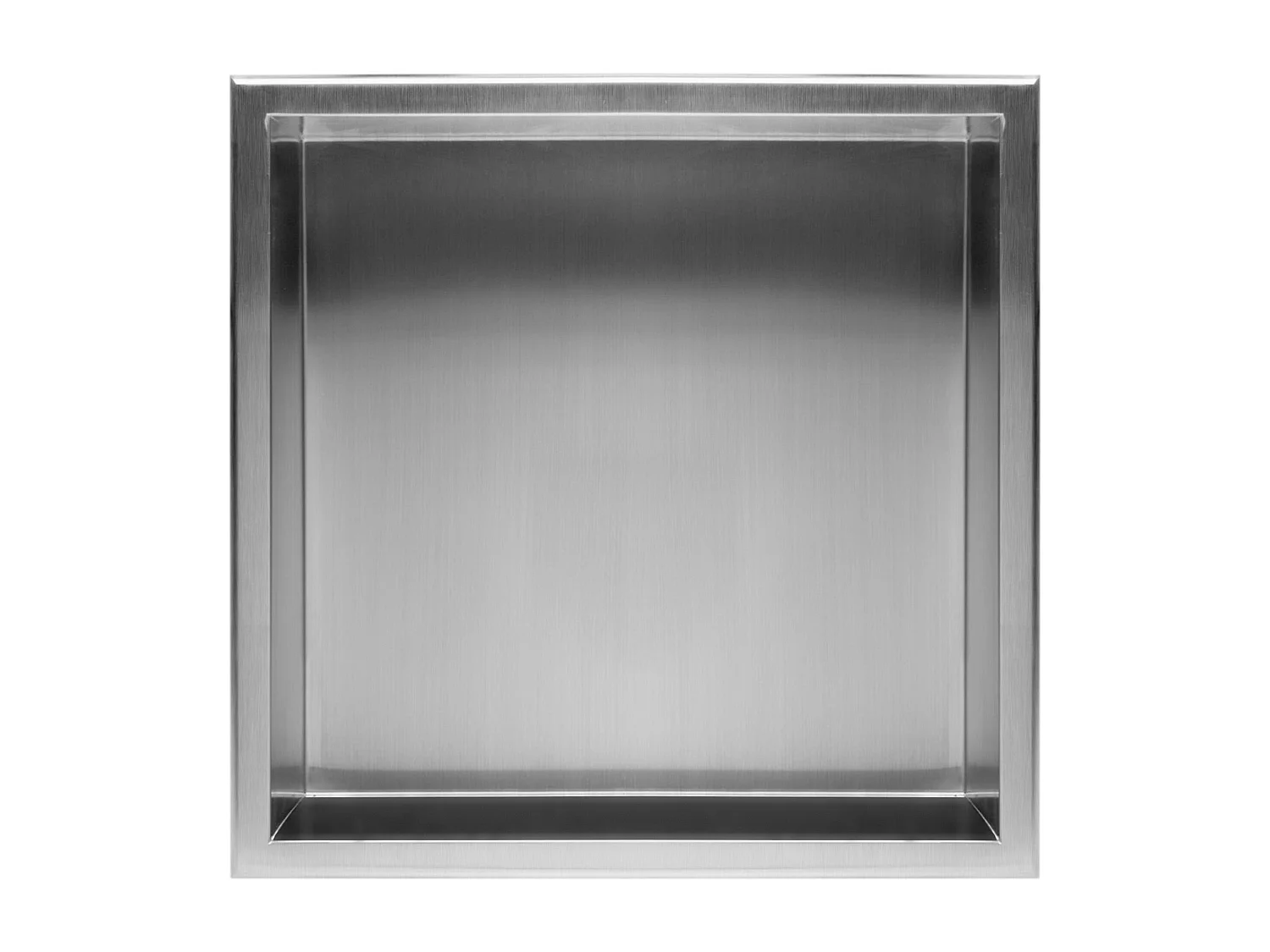 Étagère D'Encastrement Pour Salle De Bains Rea 1 30X30X10 Brush Steel