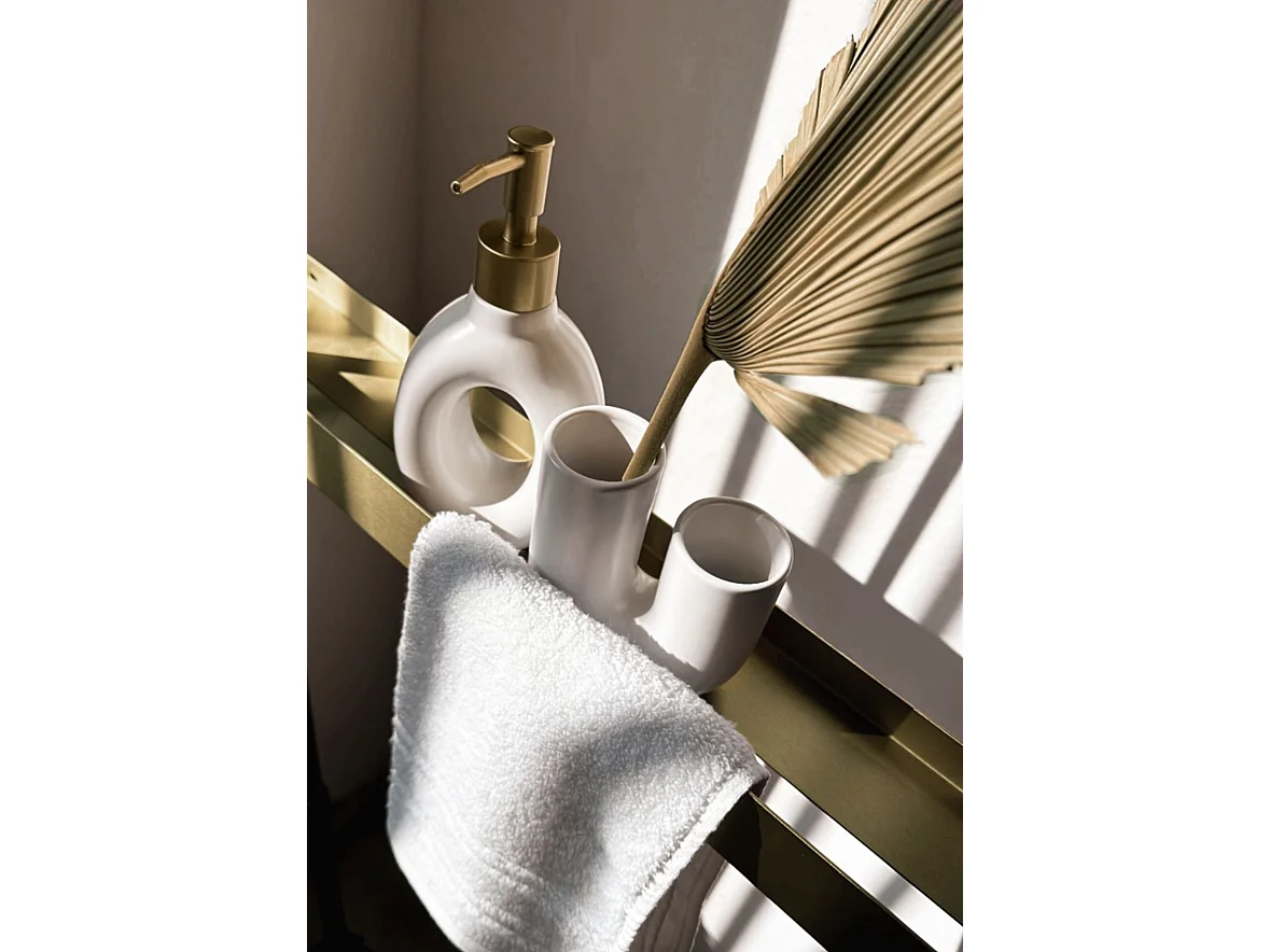 Mensola Da Bagno Rea Sf02-600-Bg Brush Gold