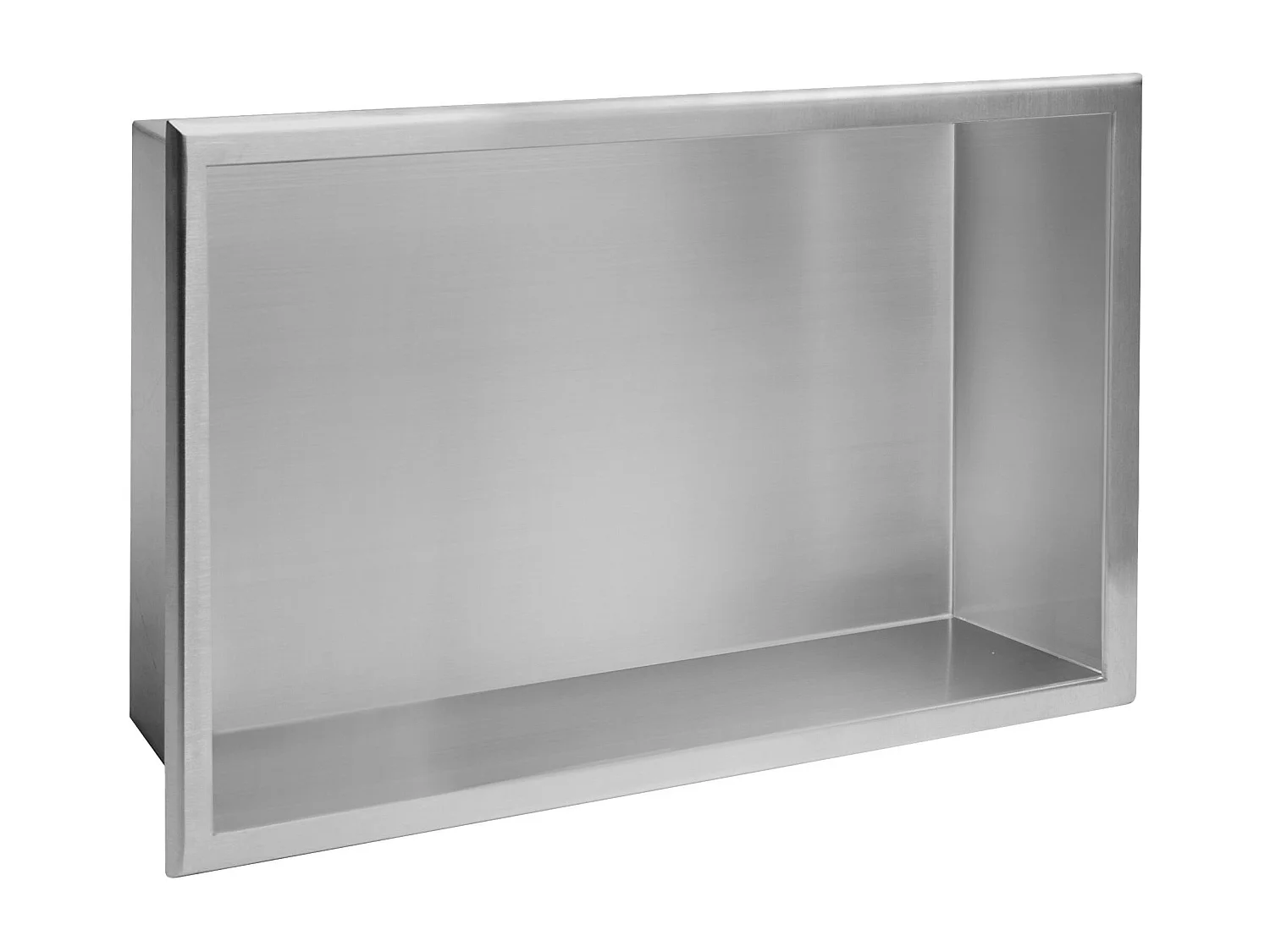 Étagère D'Encastrement Pour Salle De Bains Rea 2 30X45X10 Brush Steel