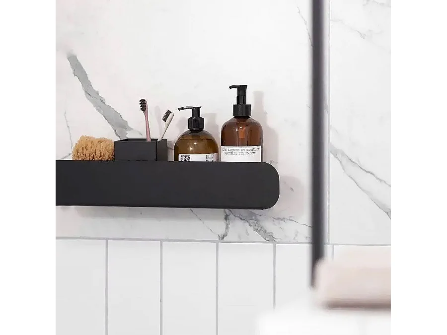 Etagère De Salle De Bain Rea Sf03-600-B Black