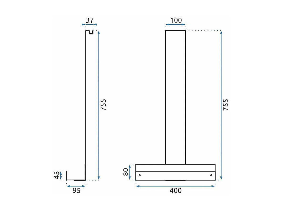 Estante De Baño Rea Tori Brush Nickel