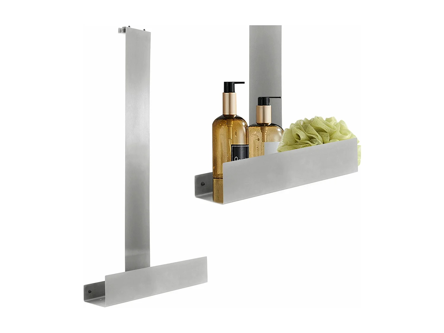 Estante De Baño Rea Tori Brush Nickel