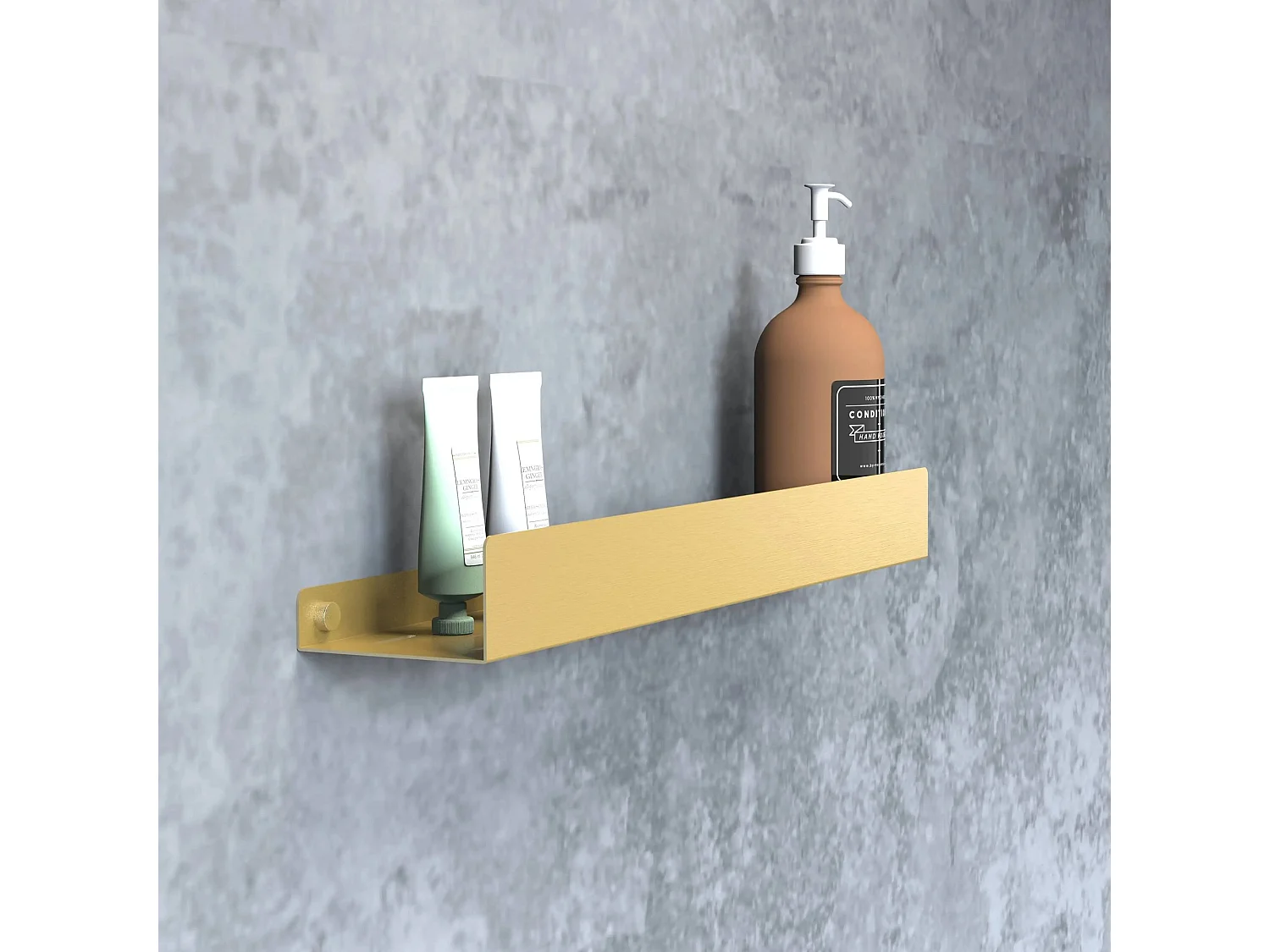Etagère De Salle De Bain Rea Sf04-600-Bg Brush Gold