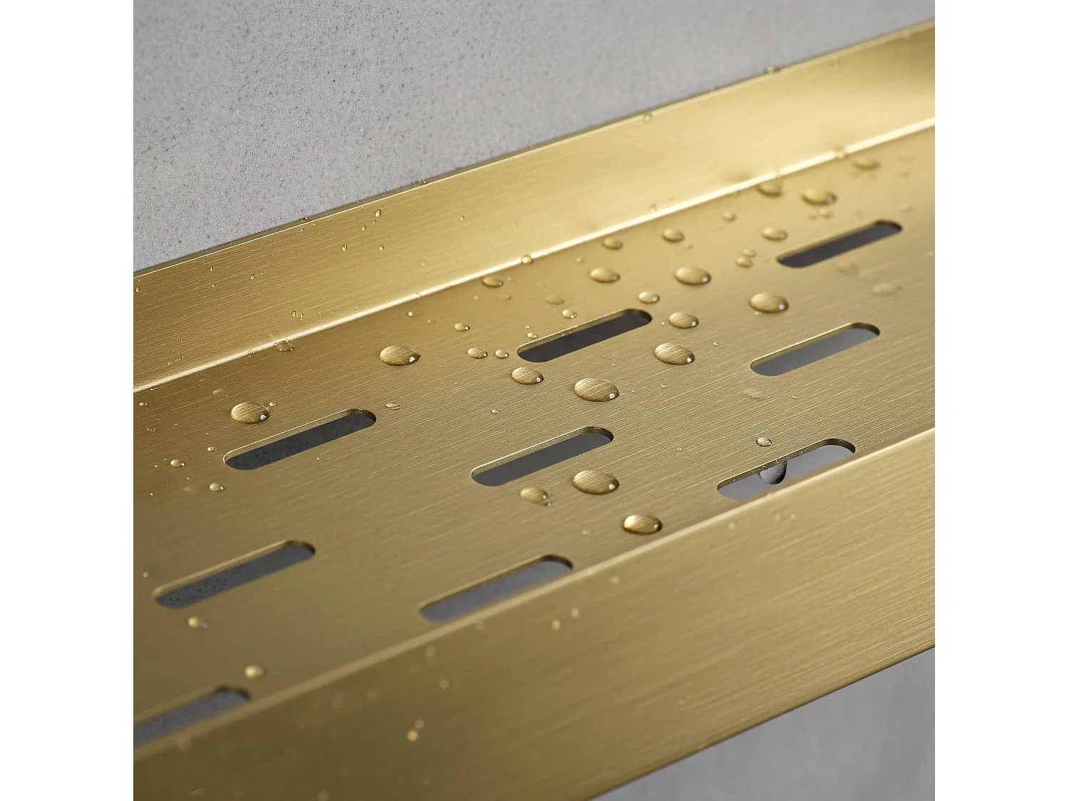 Etagère De Salle De Bain Rea Sf04-600-Bg Brush Gold