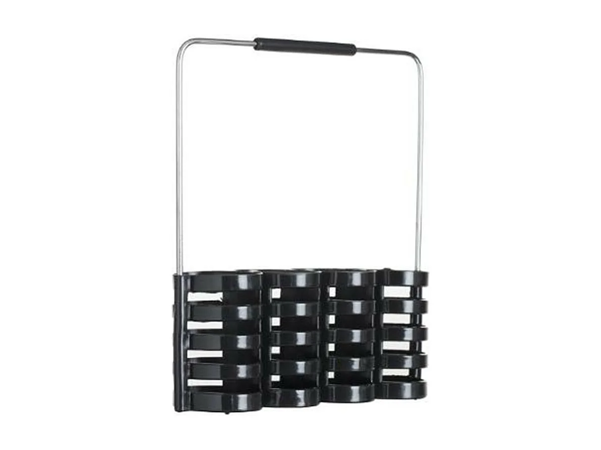 Ménagère 24 Pièces Avec Rack "Géo" 24cm Noir