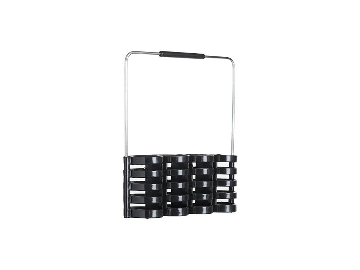 Ménagère 24 Pièces Avec Rack "Géo" 24cm Noir