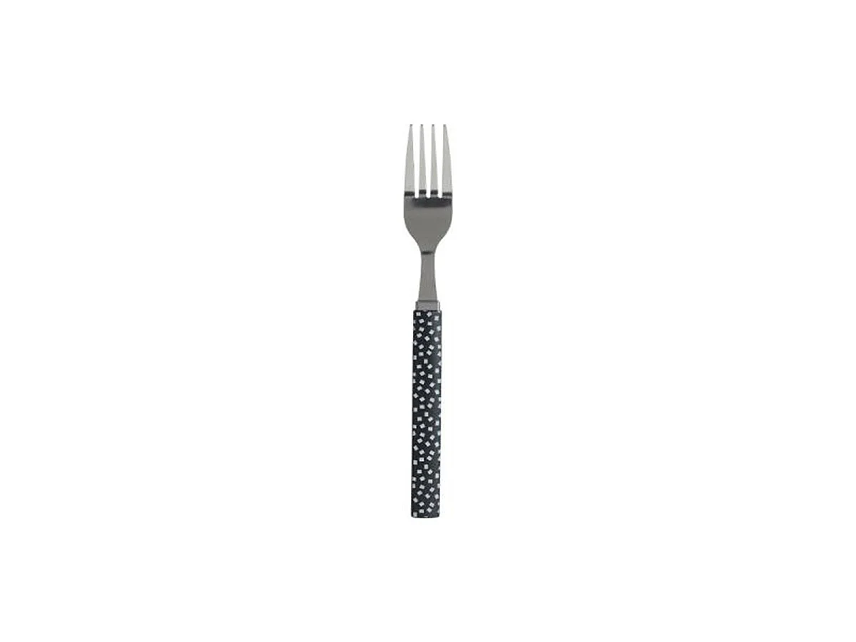 Ménagère 24 Pièces Avec Rack "Géo" 24cm Noir