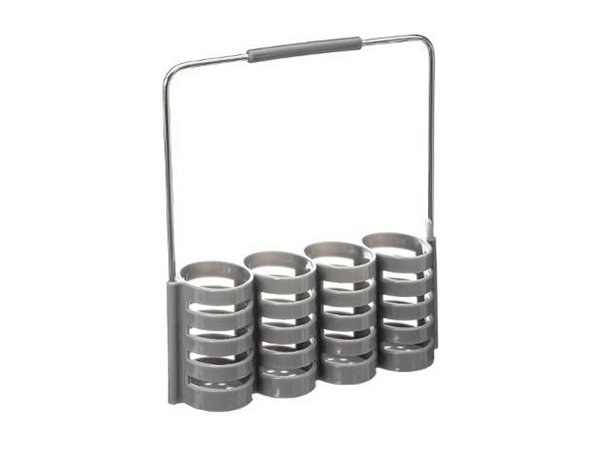 Ménagère 24 Pièces Avec Rack "Géo" 24cm Gris