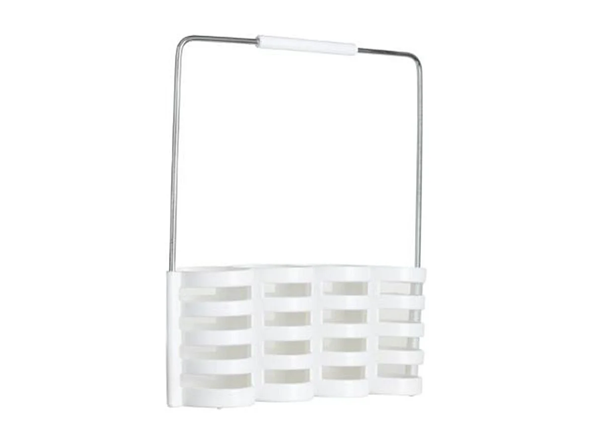 Ménagère 24 Pièces Avec Rack "Géo" 24cm Blanc