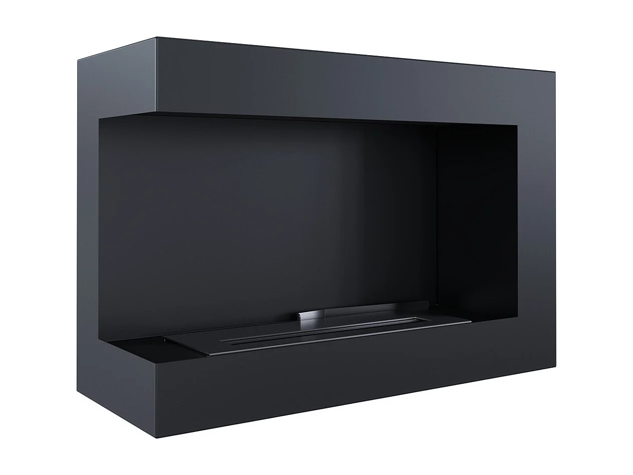 Cheminée bio-éthanol delta d'angle gauche 70 cm