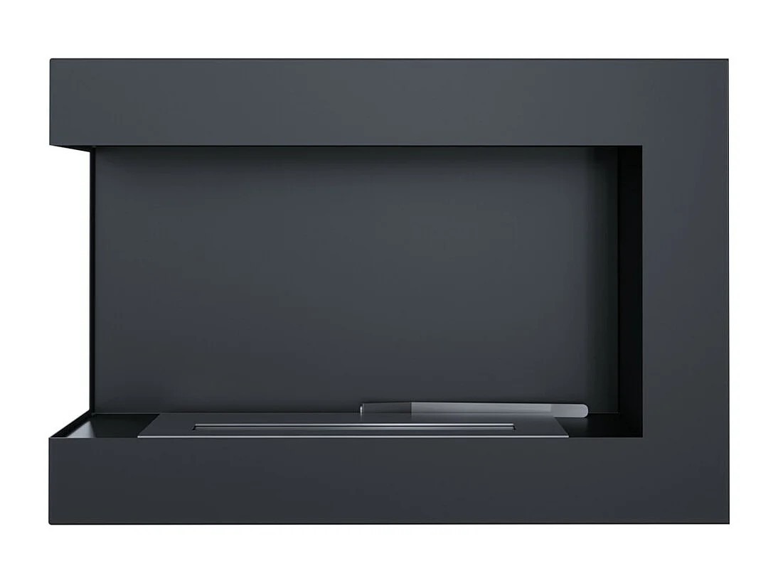 Cheminée bio-éthanol delta d'angle gauche 70 cm