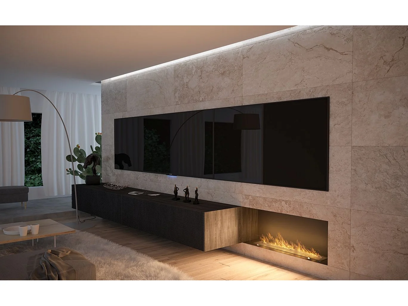 Cheminée Bio-éthanol INSIDE C1000 VERS1