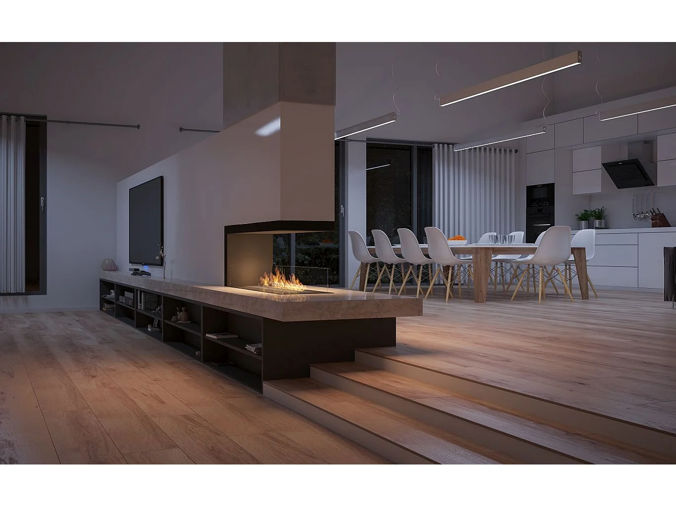 Cheminée Bio-éthanol INSIDE U 1000.2